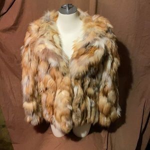 Woman’s medium Furrocious Fox Jacket warm amazing deal! Real fox coat WOW!!!!!!!